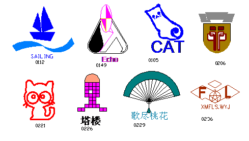 學生可以用C[**]D設(shè)計簡單商標